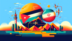 فاصله اردن تا ایران