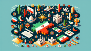فاصله ایران تا مکزیک