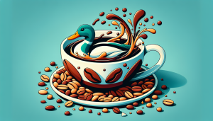 اردک در فال قهوه