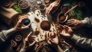 جوراب در فال قهوه