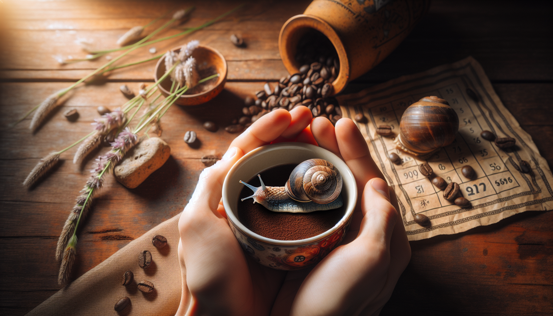 مارمولک در فال قهوه