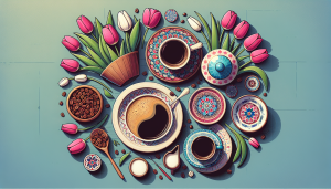 گل لاله در فال قهوه