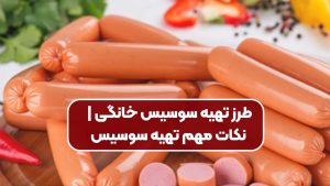 طرز تهیه سوسیس خانگی | نکات مهم تهیه سوسیس