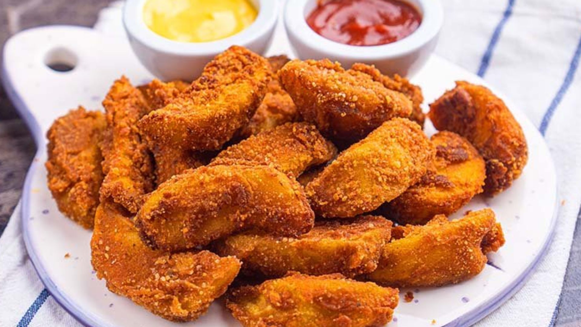 طرز تهیه سیب زمینی کنتاکی