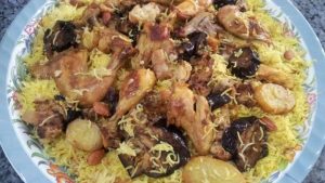 طرز تهیه مقلوبه مرغ