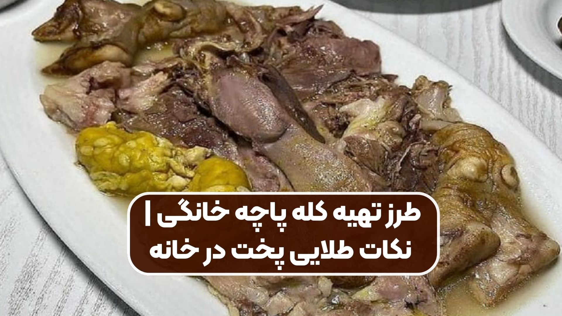 طرز تهیه کله پاچه خانگی | نکات طلایی پخت در خانه
