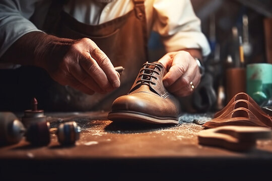 آموزش تولید و فروش کفش‌های چرمی یا پارچه‌ای دست‌ساز