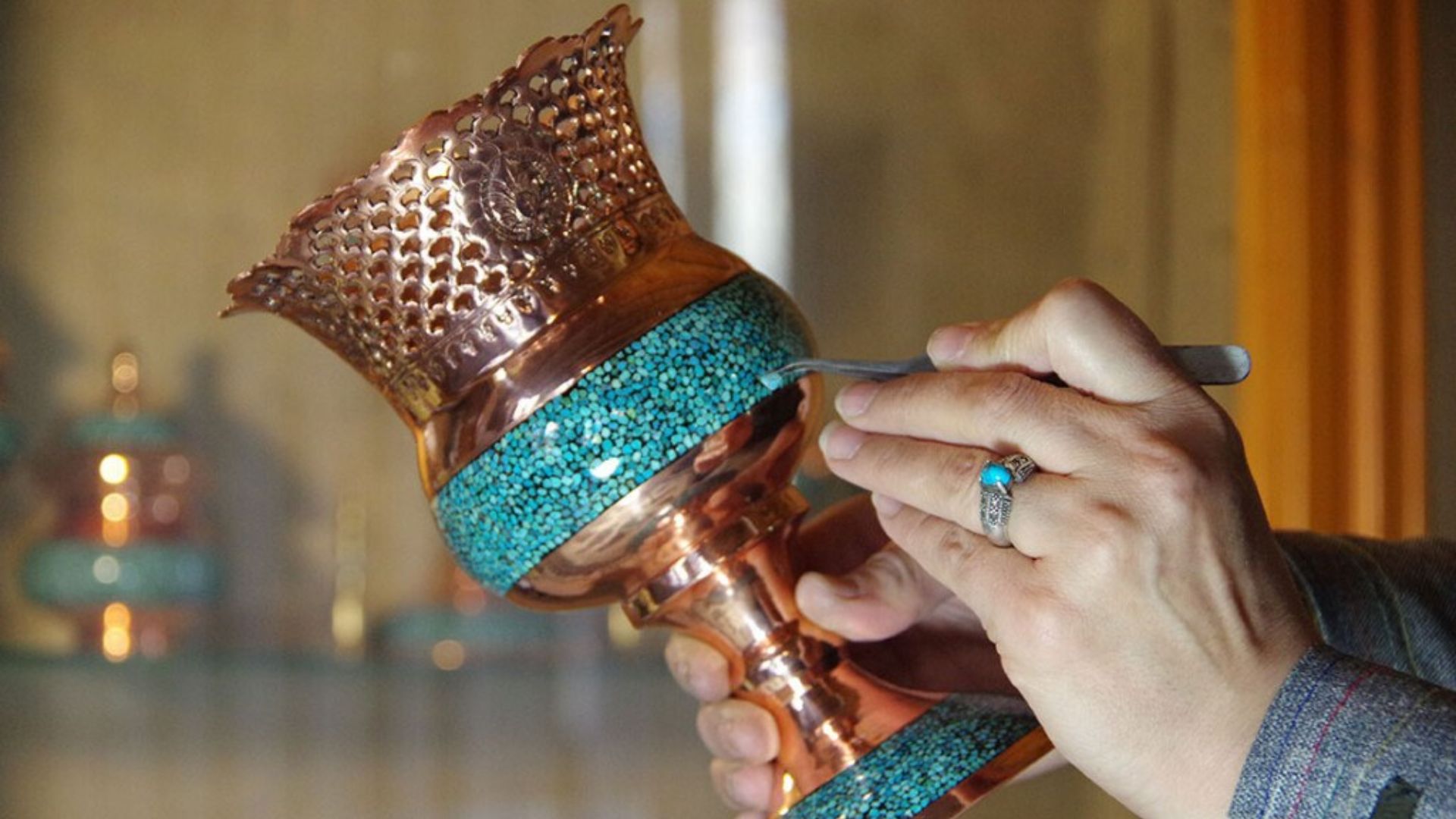 آموزش فیروزه کوبی و ایجاد درآمد از آن