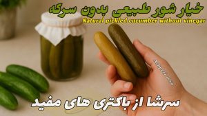 طرز تهیه خیار شور |  خیارشور  | خیار شور تخمیری