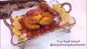 طرز تهیه کامل مرغ شکم پر