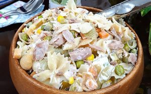 طرز تهیه سالاد ماکارونی آموزش پخت سالاد ماکارونی