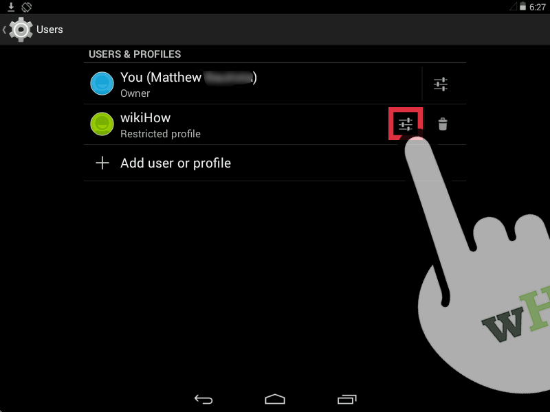 آیکون تنظیمات