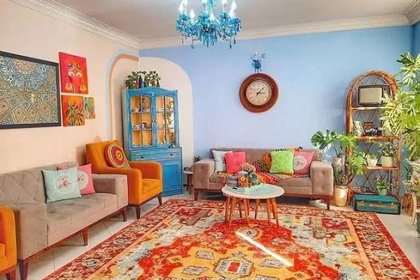 دکوراسیون سنتی؛ راهنمای چیدمان سنتی با صنایع دستی، گل و رنگ های مختلف
