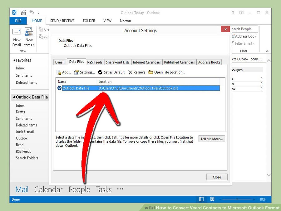 زبانه Data Files