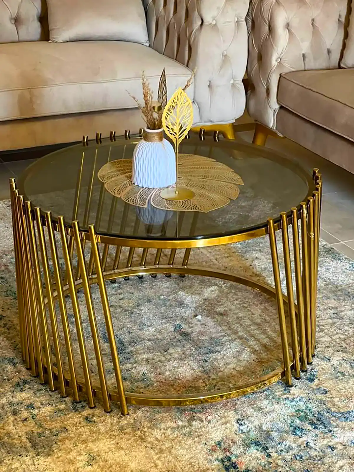 عسلی ترند پایه طلایی