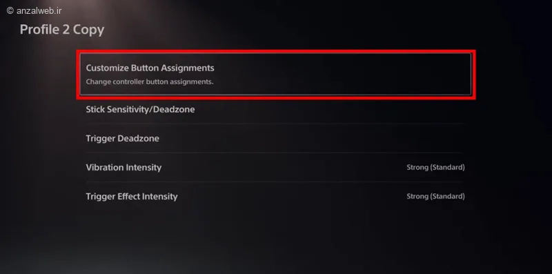 شخصی سازی و تنظیم دسته ps5