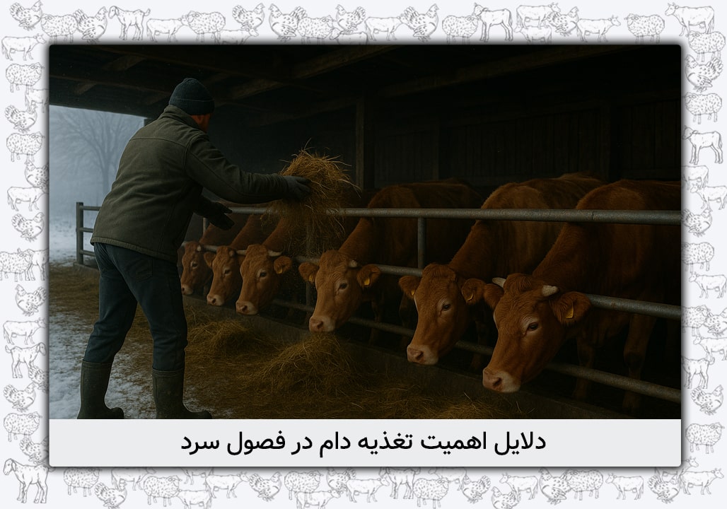 دلایل اهمیت تغذیه دام در فصل سرد