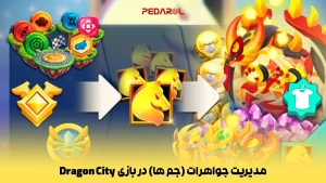 مدیریت جواهرات (Gems) در بازی Dragon City شهر اژدها