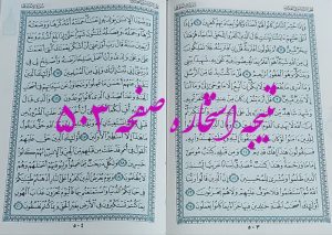 جواب استخاره ص 503 قران