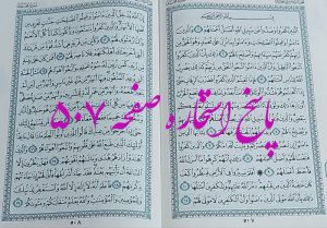 پاسخ استخاره ص 507 قران