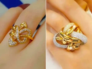 انگشتر طلا لوکس و زیبا