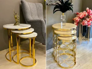 عسلی کنار مبلی فانتزی شیک