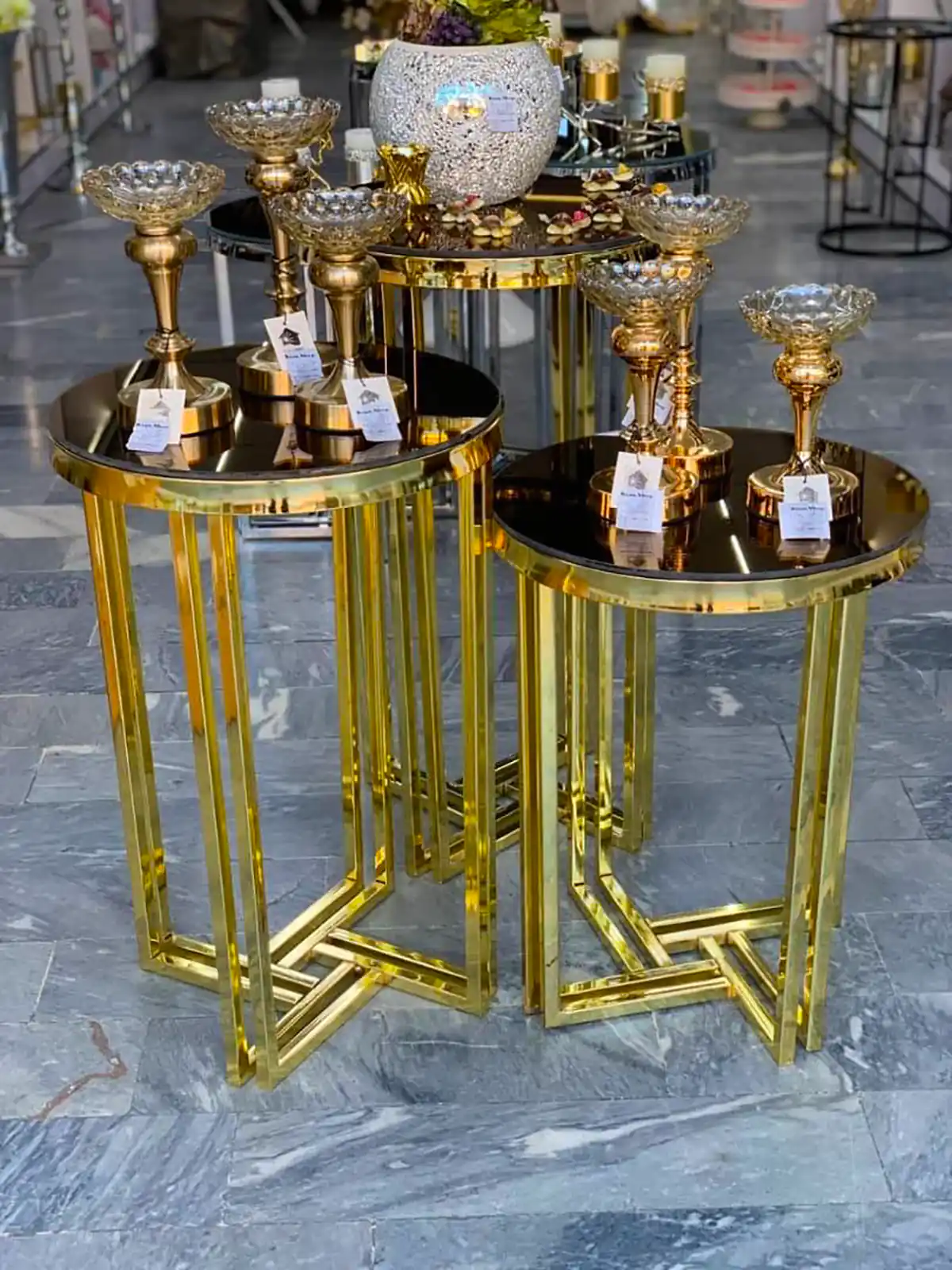 عسلی کنار مبلی فانتزی شیک