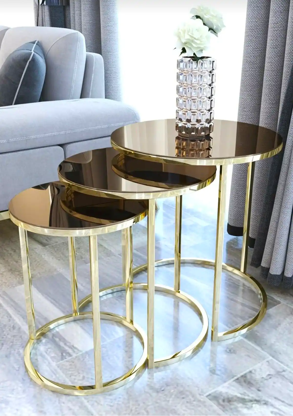 عسلی کنار مبلی فانتزی شیک