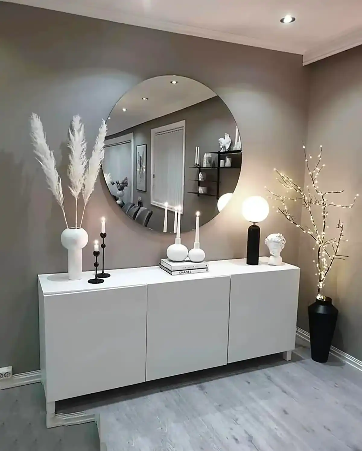 آینه کنسول شیک پذیرایی