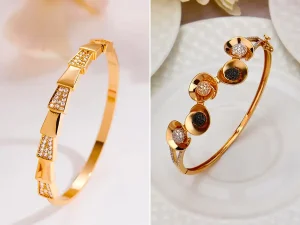 بنگل طلا شیک زنانه