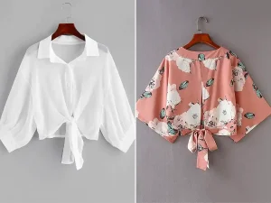 کراپ گره ای شیک دخترونه