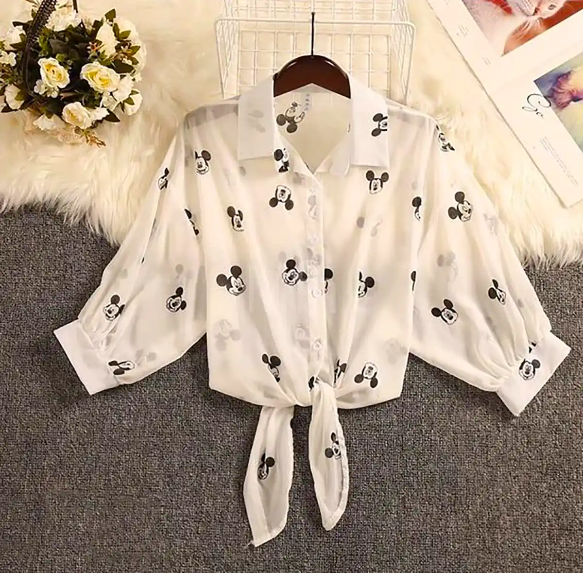 کراپ گره ای شیک دخترونه