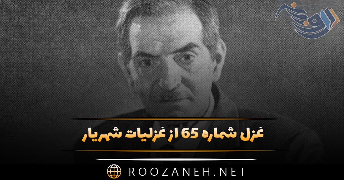 غزل شماره ۶۵ از غزلیات شهریار؛ دیدمت دورنمای در و بام ای شیراز ...