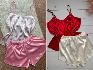 لباس خواب زنانه ساتن