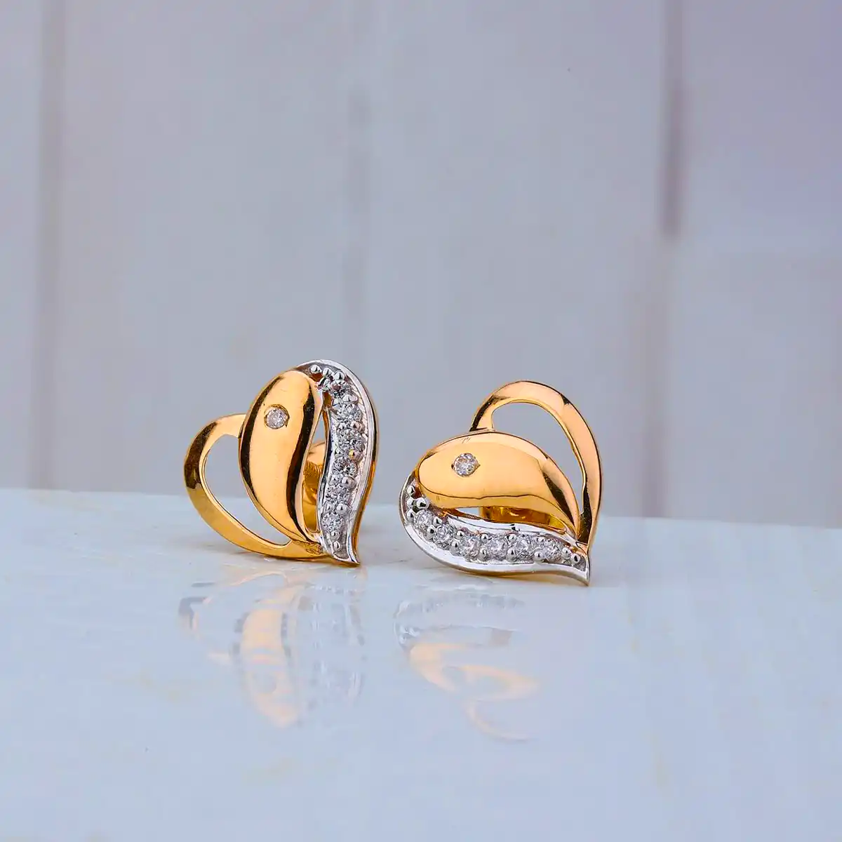 گوشواره میخی طلا جدید