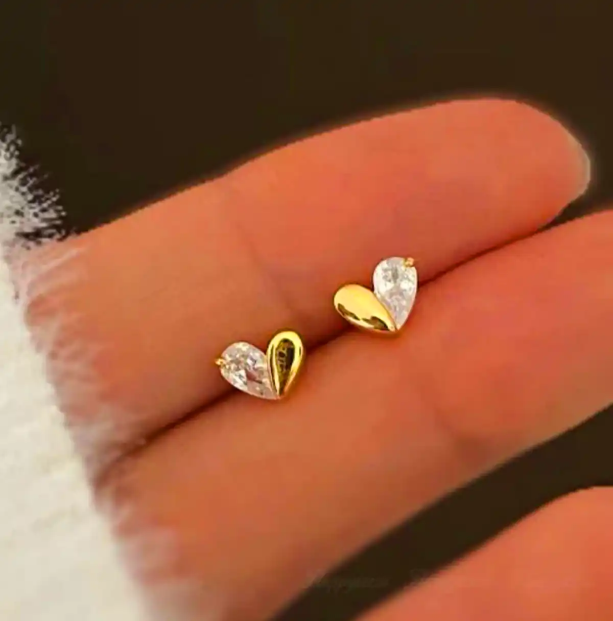 گوشواره میخی طلا جدید