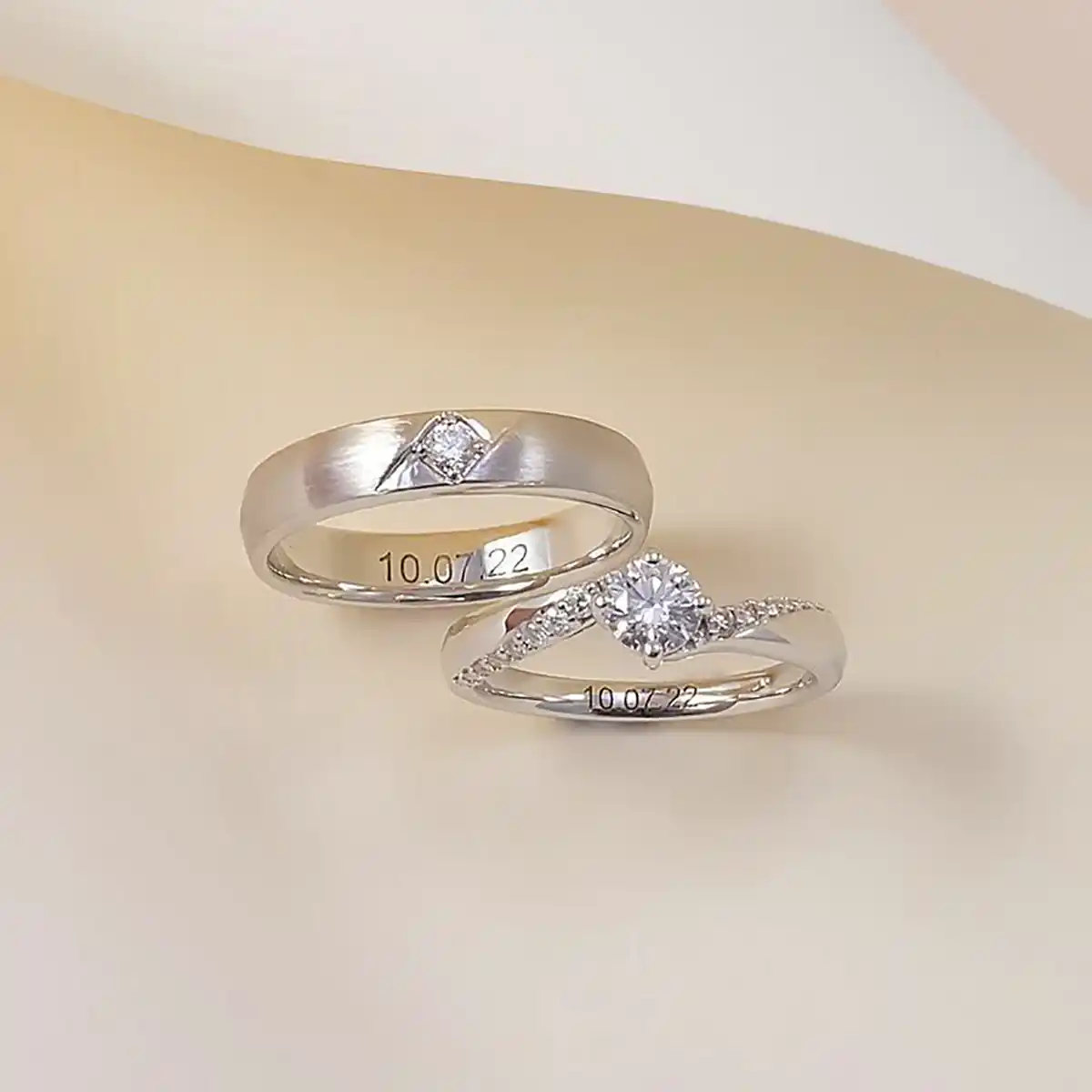 حلقه کاپلی نقره شیک