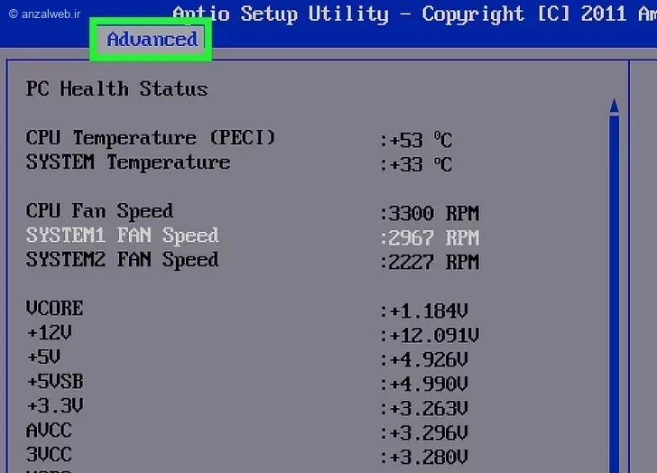 کنترل سرعت فن کامپیوتر لپ تاپ