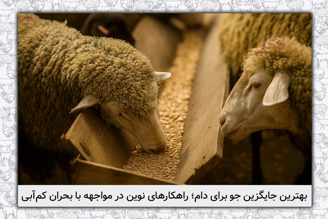 بهترین جایگزین جو برای دام؛ راهکارهای نوین در مواجهه با بحران کم‌آبی