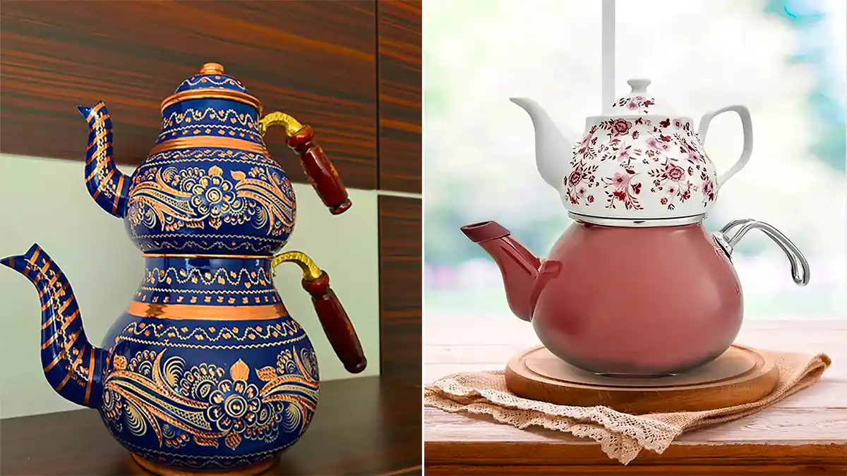 کتری و قوری سنتی شیک