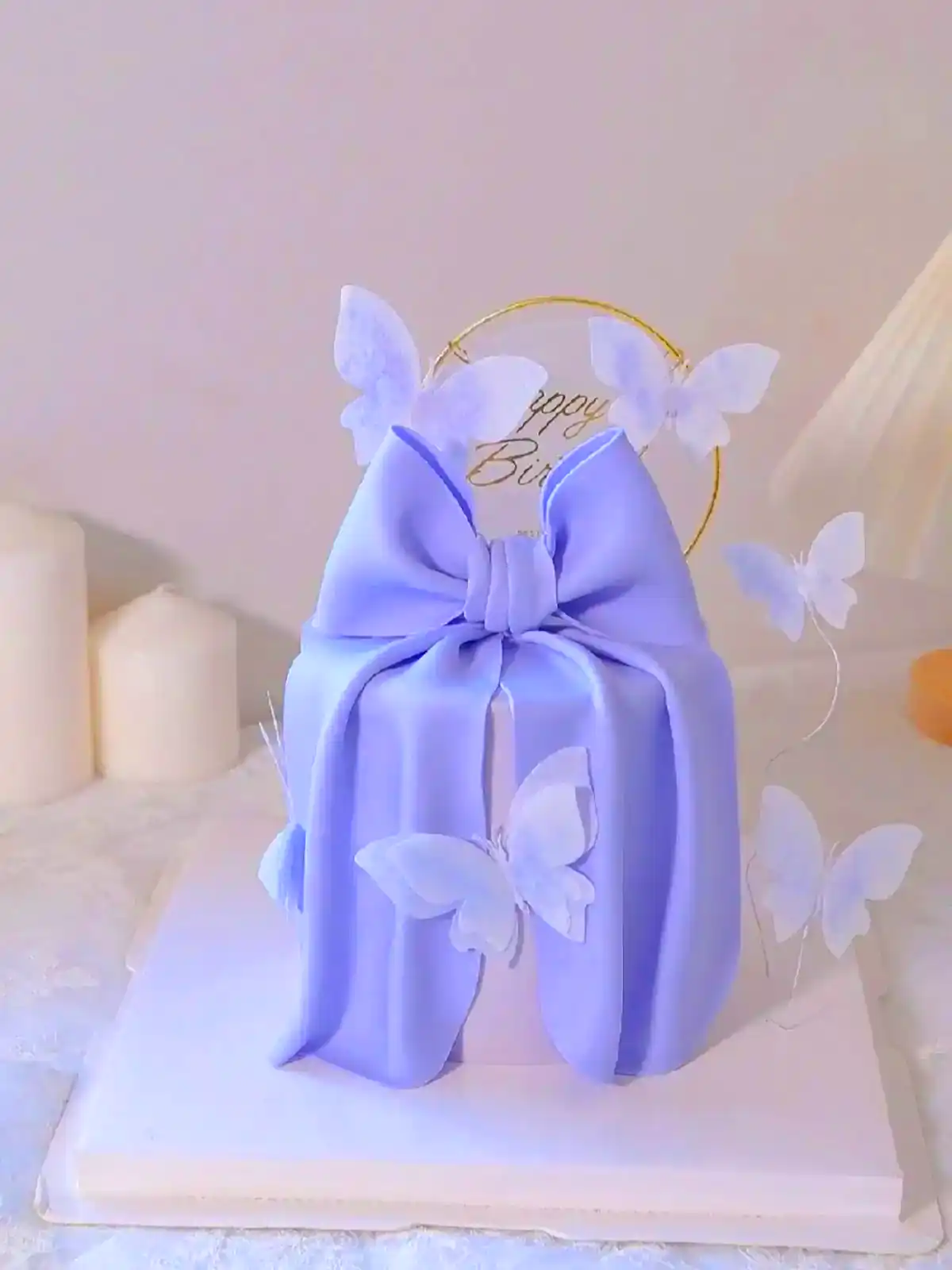 کیک مدل پاپیونی زیبا