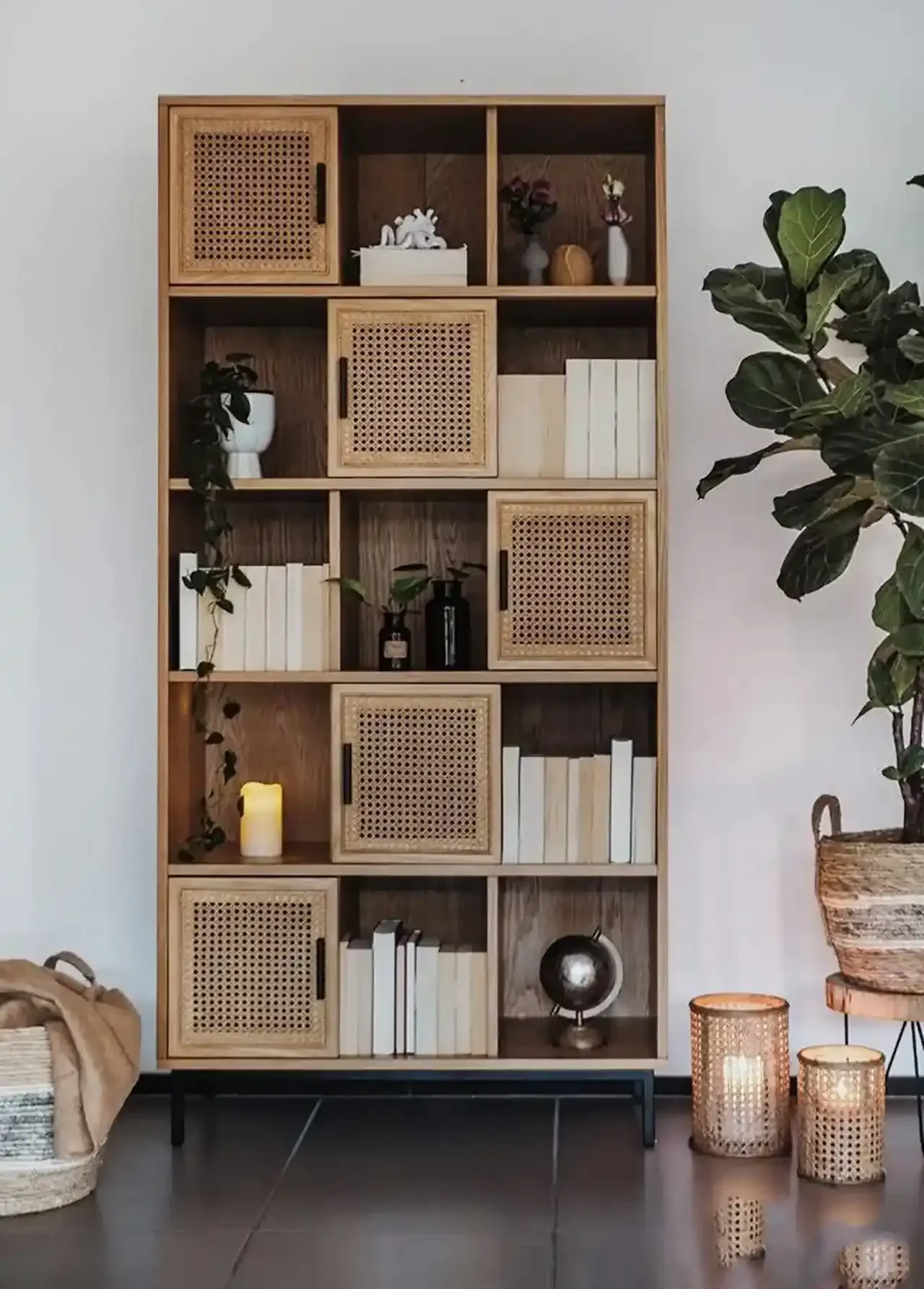 مدل کتابخانه دیواری شیک + زیباترین مدل های کتابخانه دیواری بسیار لاکچری