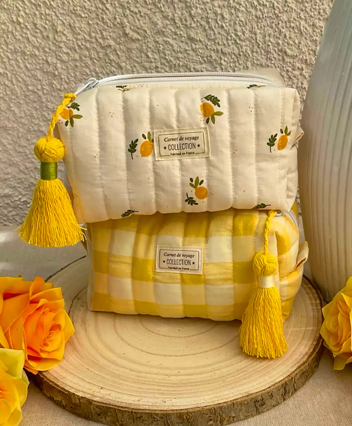 کیف لوازم آرایش پارچه ای