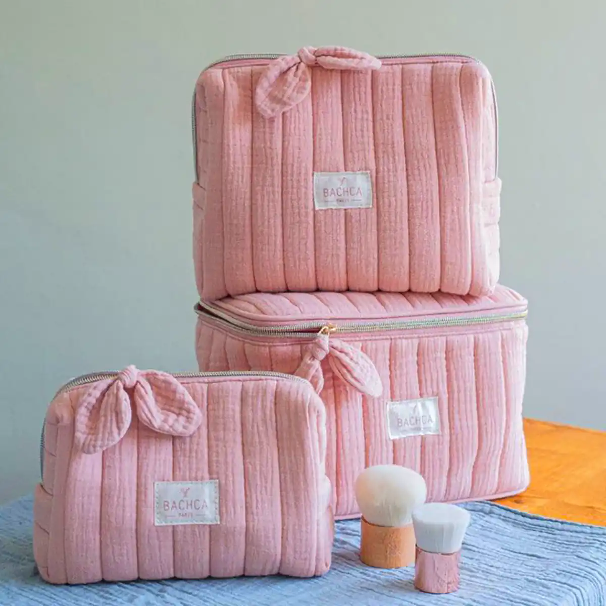 کیف لوازم آرایش پارچه ای