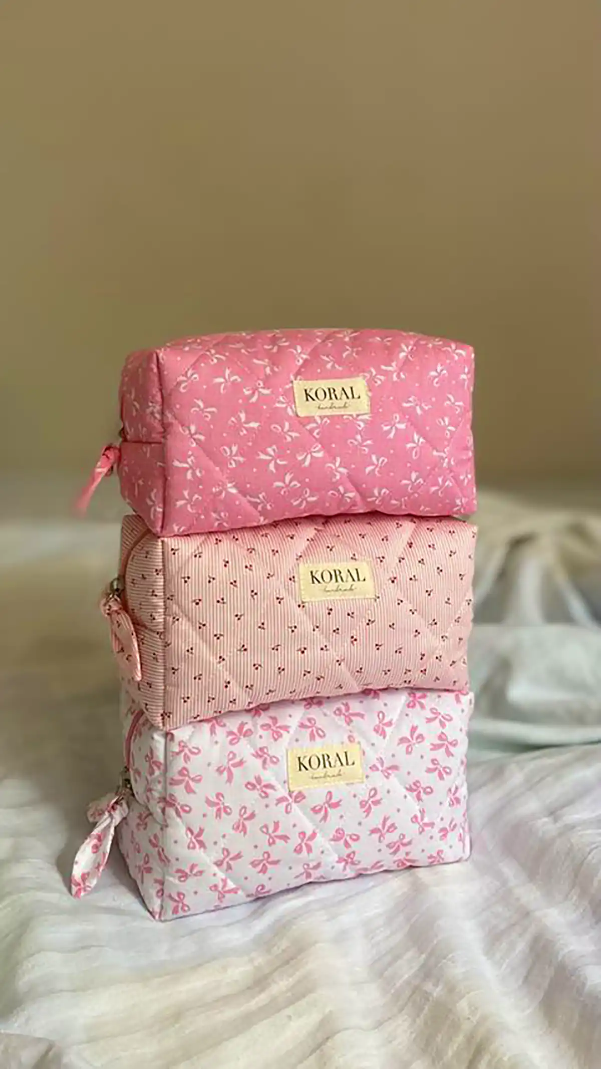 کیف لوازم آرایش پارچه ای