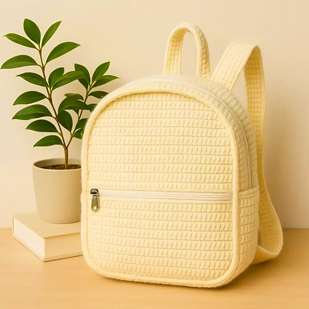 کوله پشتی مینیمال بافتنی