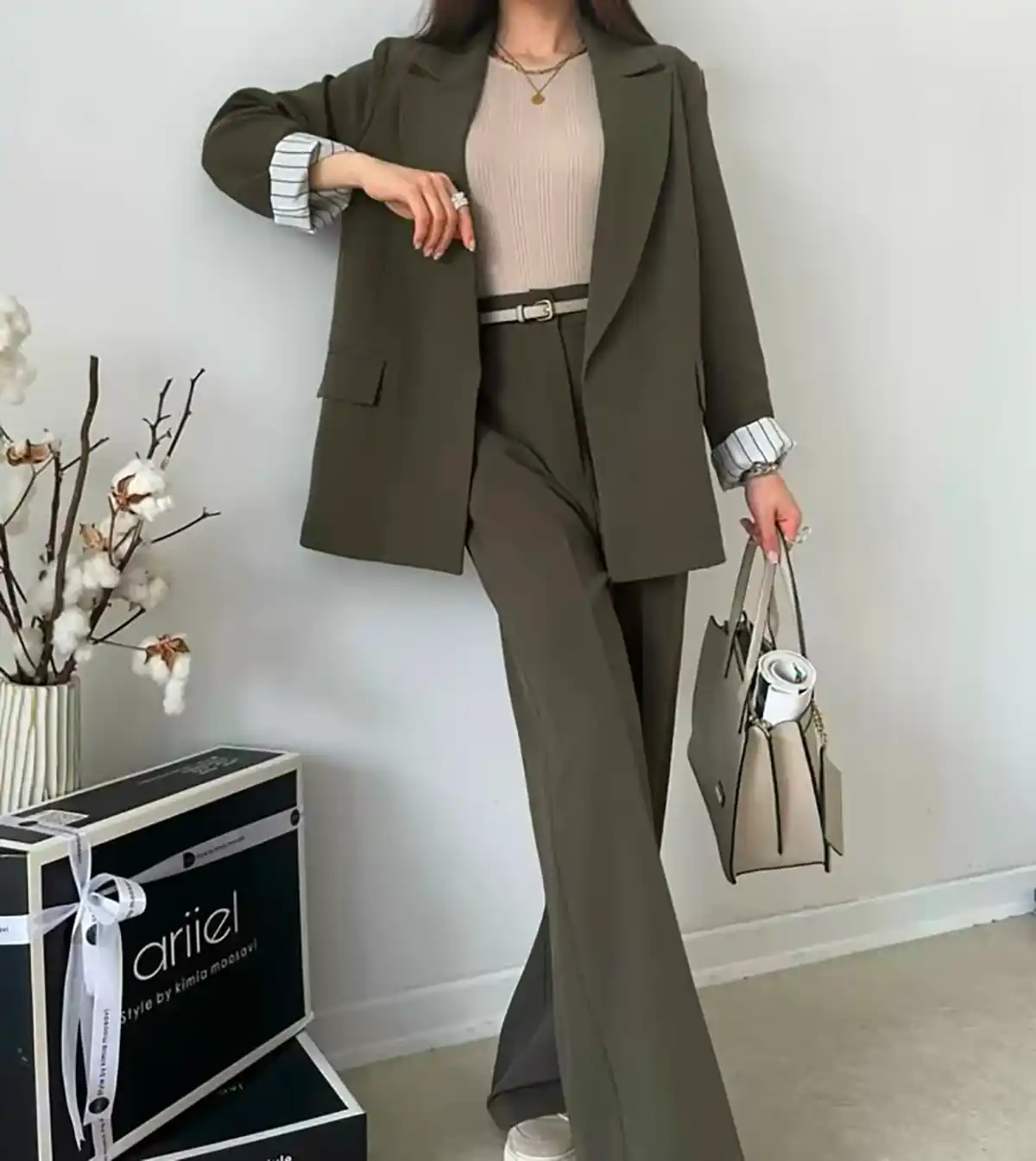 کت شلوار ساده و ترند زنانه