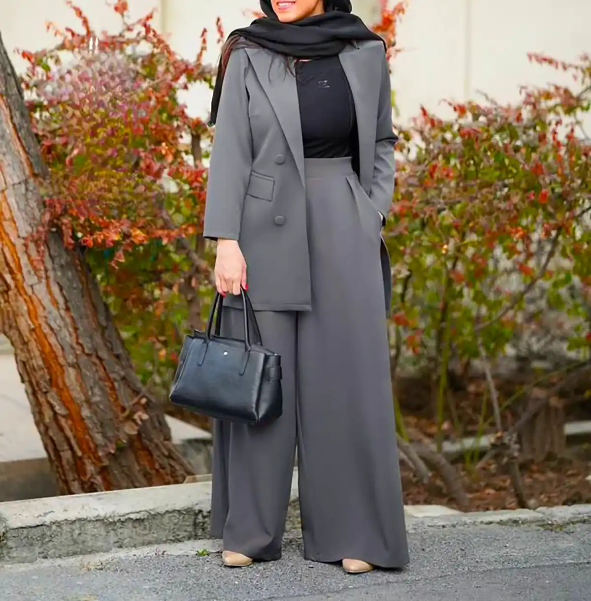 کت شلوار ساده و ترند زنانه