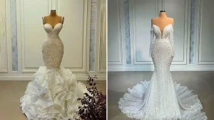 لباس عروس اروپایی با کلاس