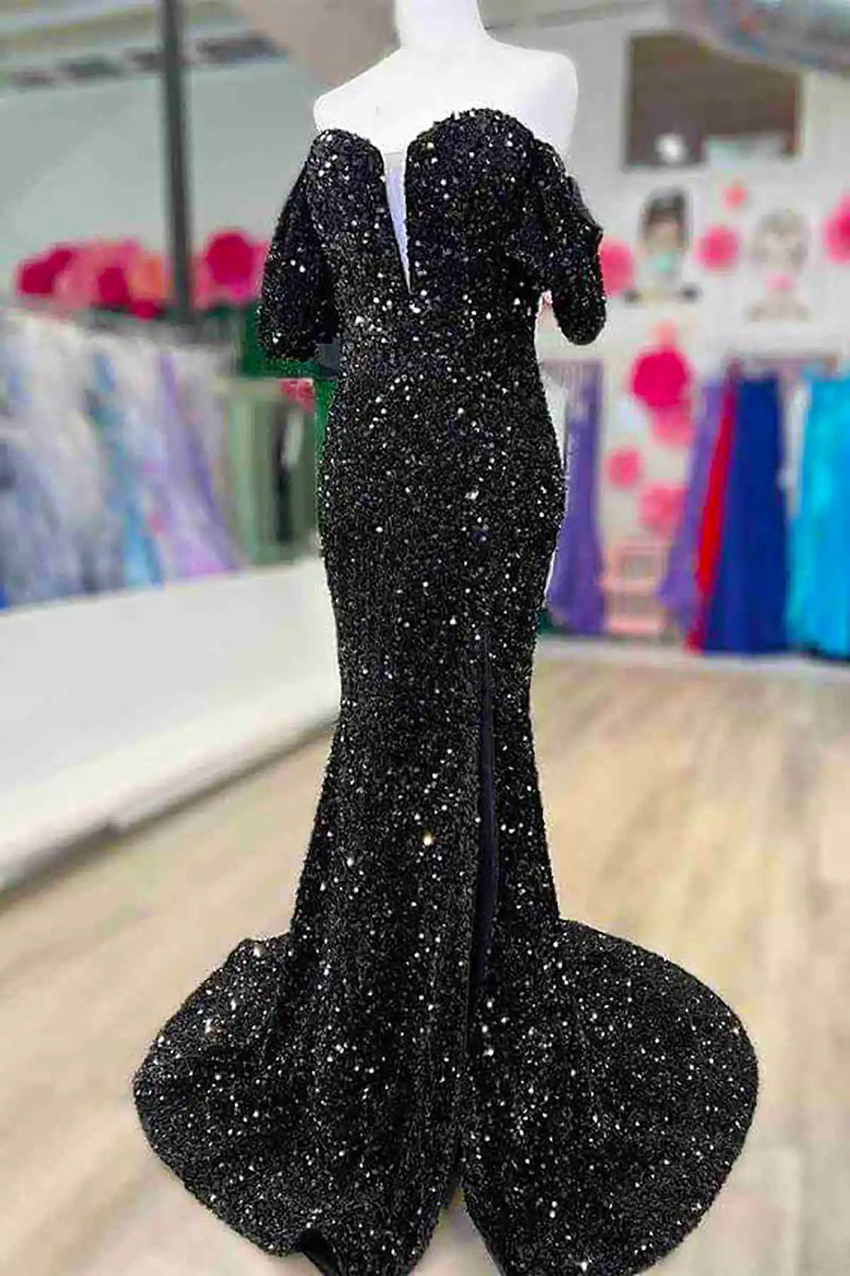 لباس ماکسی مشکی ترند